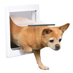 Trixie 2-vejs Hundedør I Plast Til Små hunde og Katte